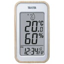 【5/10限定 エントリー 抽選で最大100 Pバック】TANITA TT-572-NA ナチュラル デジタル温湿度計