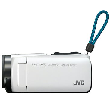 【送料無料】JVC (ビクター/VICTOR) ビデオカメラ 32GB 大容量バッテリー GZ-R470-W シャインホワイト Everio R(エブリオ) 約5時間連続使用可能 運動会 学芸会 海 プール 旅行 アウトドア 卒園 入園 卒業式 入学式 成人式 結婚式 出産 小型 小さい