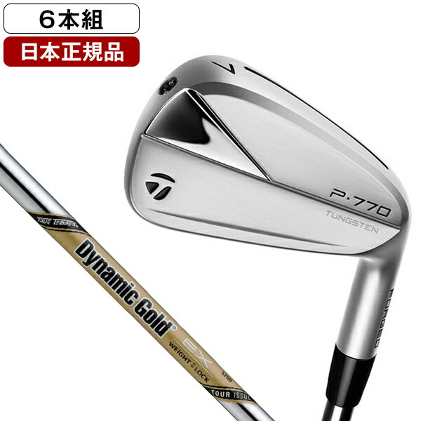  テーラーメイド P770 アイアンセット 6本組(#5-PW) 2023年モデル Dynamic Gold EX Tour Issue (S200)  エクプラ特選