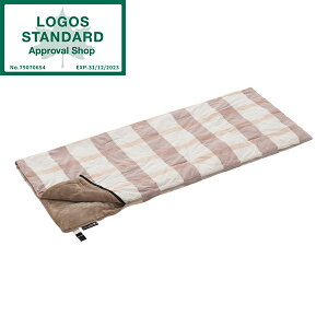 【 ロゴス 正規販売店 】 LOGOS 寝袋 デザインコットンやわらかシュラフ・-2 No.72683041