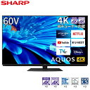 SHARP V[v [J[ۏؑΉ sǑΉ 4T-C60EN1 er 60^ 60^nEBSE110xCSfW^4K`[i[ LEDter (ʔUSB HDD^Ή) Google TV @\ 4KΉAQUOS [J[l