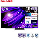 SHARP V[v [J[ۏؑΉ sǑΉ 4T-C77EQ1 L@ELer AQUOS(ANIX) 77V^ /4KΉ /BSECS 4K`[i[ /YouTubeΉ [J[l