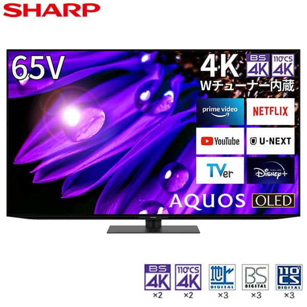 SHARP 㡼 ᡼ݾб б 4T-C65EQ1 ͭELƥ AQUOS() 65V /4Kб /B...