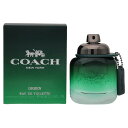 COACH コーチ 香水 メンズ マン グリーン オードトワレ 40mL CO-COACHMANGREENET-40 フレグランス 誕生日 新生活 プレゼント ギフト 贈り物