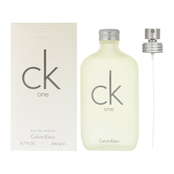 カルバンクライン Calvin Klein カルバンクライン 香水 メンズ レディース ユニセックス シーケーワン オードトワレ 200mL CA-ONEETSP-200 フレグランス 誕生日 新生活 プレゼント ギフト 贈り物