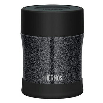 THERMOS JBM-500WKHTB ハンマートンブラック [真空断熱スープジャー(0.5L)] サーモス 大容量 お弁当箱 ランチボックス 保温 保存 ステンレス製魔法瓶 丸洗い可能 シチュー 丼もの ピクニック 学校 通学 通勤 運動会 遠足 JBM500WKHTB