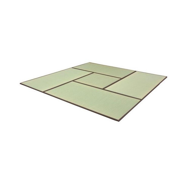 イケヒコ・コーポレーション 8607520 純国産 置き畳 ユニット畳 天竜 ブラウン 82×82×1.7cm 4枚1セット 軽量タイプ [ 和 和室 畳 畳み タタミ たたみ ラグマット マット フロアマット ] メーカー直送 新生活