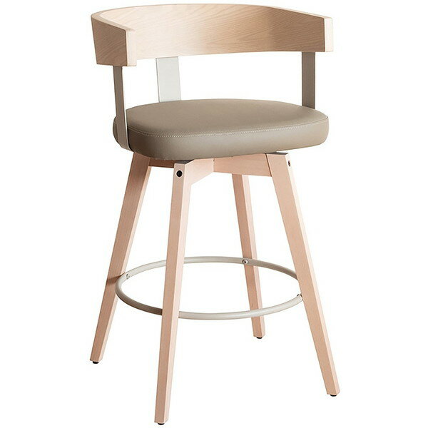 宮武製作所 KNC-J3193 WHGY ホワイトグレー Satio（サティオ） [バーチェア] メーカー直送