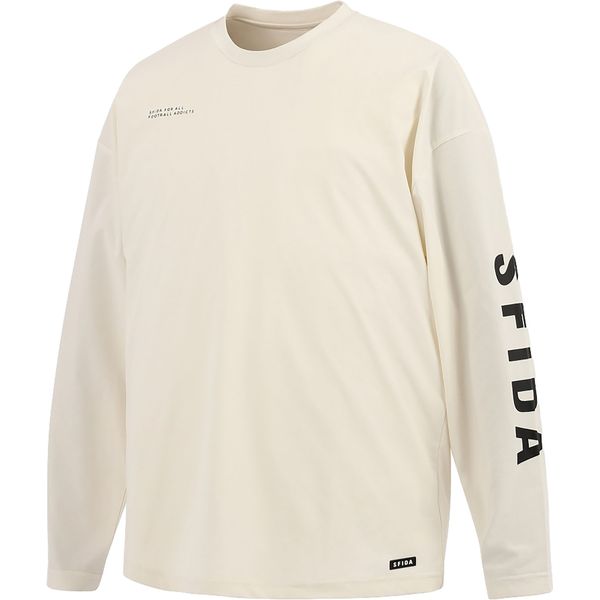 SFIDA スフィーダ フットサルウエア SA-25104 LBEG SOFT DRY ロングスリーブトップス M Light Beige