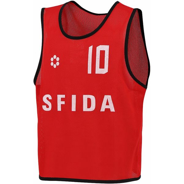商品説明★ 10枚セット袋付きのビブス。2番〜11番・SFIDAオリジナル番号入り。スペック* サイズ: JRFREE* 素材・材質; ポリエステル100%