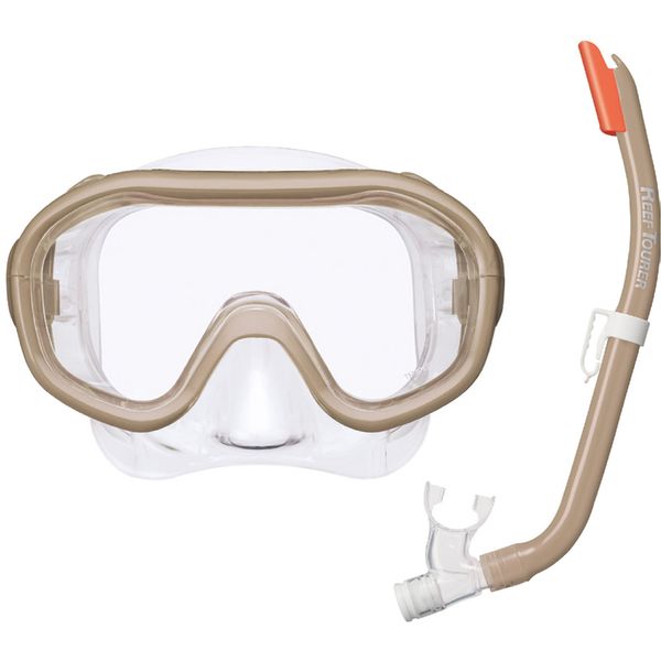 Reef Tourer RC0212 TN TN 1眼 シュノーケリング用マスク こども(4歳〜9歳)用 ブラウン