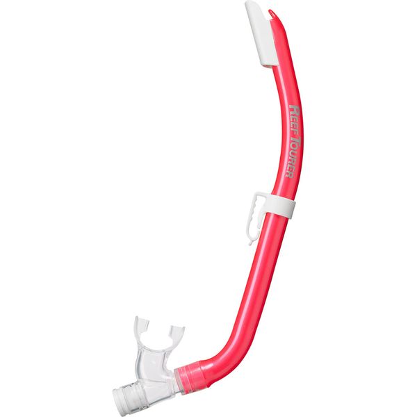 Reef Tourer RSP140QJ FP シリコーン製弁付きWガードシュノーケル 子ども(4〜9歳)用 ピンク