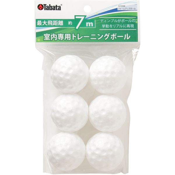 商品説明★ 軽量&小さい打球音で夜間の室内練習にぴったりなゴルフ練習用ボール。ティーショットやアイアンショットの練習にも使えます。軽量で打球音が小さく、夜間や室内練習に最適。[仕様]★ 仕様:最大飛距離/約7m、6個入、おすすめ練習メニュー/アプローチショットスペック* 素材・材質: PS* 原産国: 台湾