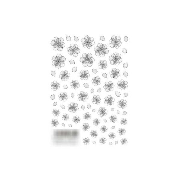 イングカワモト TSUMEKIRA(ツメキラ) ネイルシール rrieenee×filer プロデュース1 オーガンジーフラワ..
