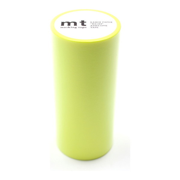 カモ井 mtショッキングイエロー 100mm×7m [マスキングテープ]