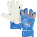 PUMA サッカーGKグローブ ウルトラ プレイ RC ブルー 4号 042084 01