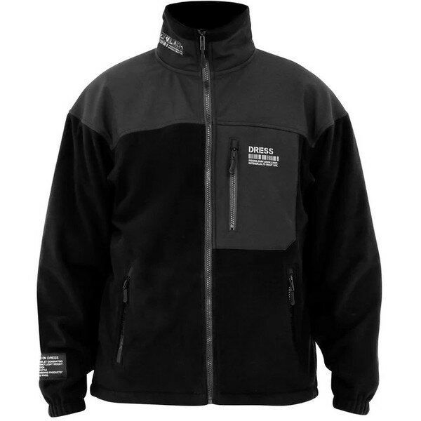 DRESS タクティカルフリースジャケット AIRBONE ブラック M
