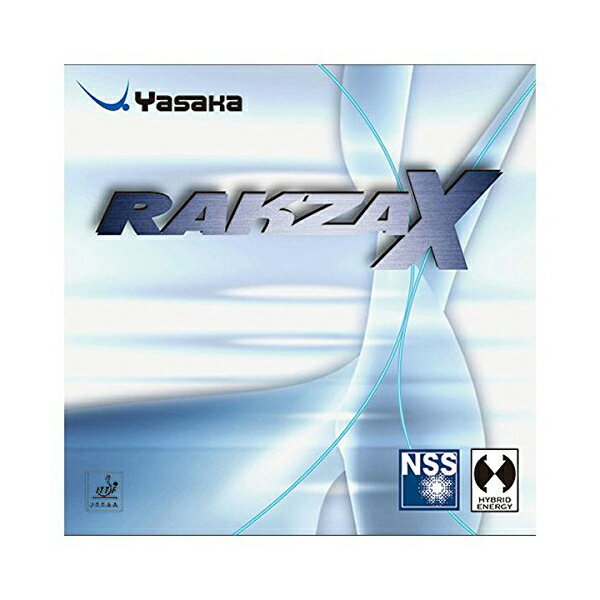 ヤサカ ラクザX ブラック 中厚 [ 卓球ラバー ノンスリップシート裏ソフトラバー ]