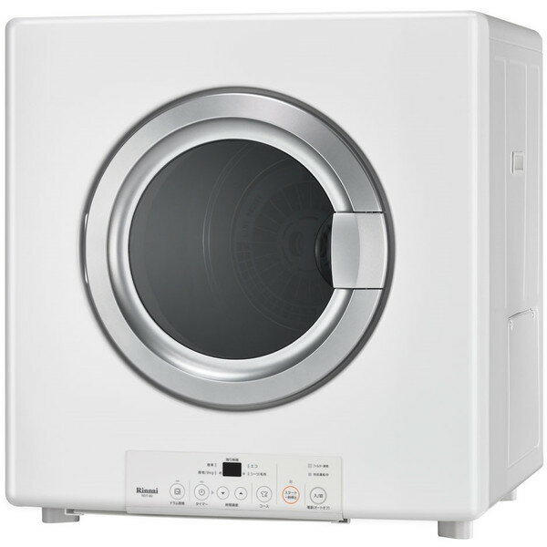 【5/15限定!エントリー&抽選で最大100%Pバック】 Rinnai RDT-80-LP ピュアホワイト 乾太くん [ガス衣類乾燥機(乾燥容…