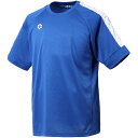 SFIDA フットサルウエア BP ゲームシャツ S/S ブルー XL SA21822 BLU