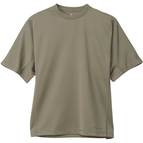 Champion リカバリーウエア C3-CS390 655 SHORT SLEEVE T-SHIRT カーキグリーン M [半袖Tシャツメンズ]