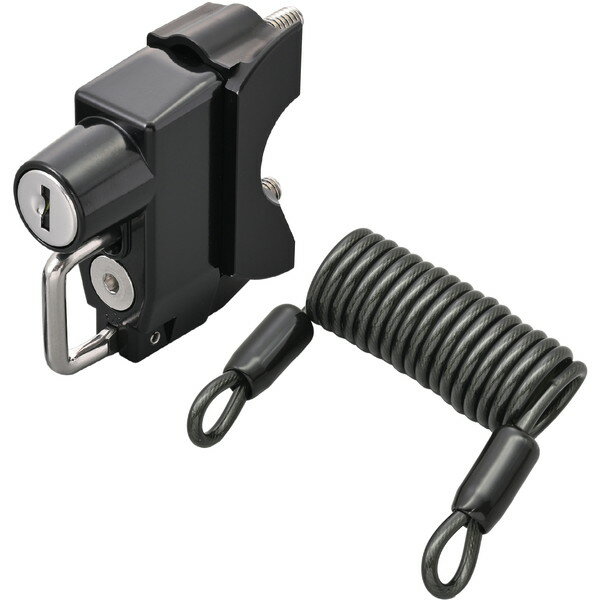 デイトナ D63133 ヘルメットロック バイク ハーレーダビッドソン FXDなど マスターシリンダー右側用 ワ..