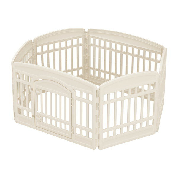 アイリスオーヤマ CI-606 アイボリー [ペットサークル Lサイズ] メーカー直送