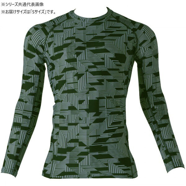商品説明★ ひんやりアイスタッチのコンプレッションウェアです。吸汗速乾加工による続くドライ感。スペック* 素材・材質：ナイロン82%、ポリウレタン18%* 商品サイズ：S：胸囲78~86×着丈63×裄丈70cm* 生産国：中国