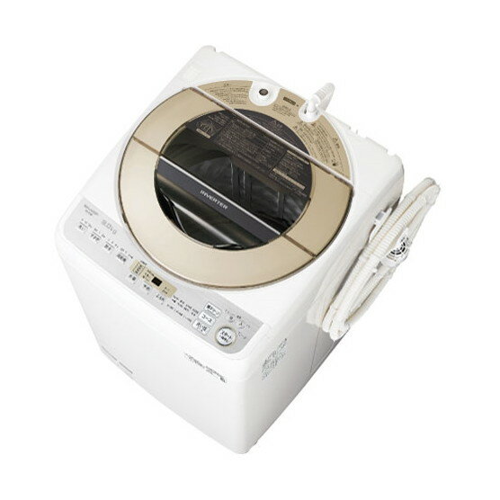 SHARP ES-GV9D ゴールド系 [簡易乾燥機能付洗濯機(9.0kg)]