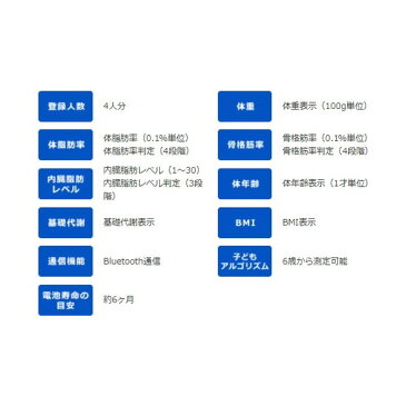 【送料無料】オムロン 体重計 体重体組成計 体脂肪計 カラダスキャン スマホ連動 OMRON シャイニーホワイト HBF-228T-SW 自動認識機能 Bluetooth通信機能 子どもアルゴリズム 肥満