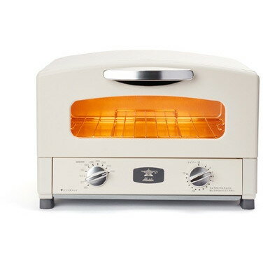 アラジン トースター 2枚焼き グラファイトトースター Aladdin AET-GS13B(W) ホワイト オーブントースター レトロ コンパクト 1人暮らし 新生活 新生活のサムネイル