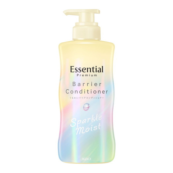 花王 エッセンシャル プレミアム うるおいバリアコンディショナー スパークルモイスト ポンプ 430ml