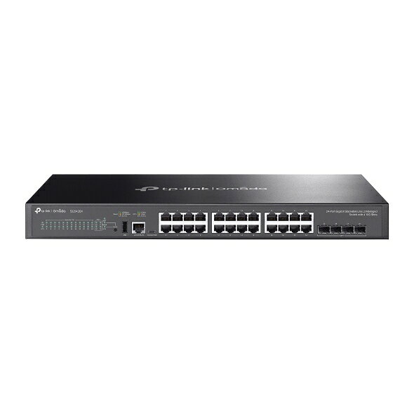 TP-LINK SG5428X Omada [ギガビットポート×24/ 10Gスロット×4 スタッカブルライトL3マネージスイッチ]