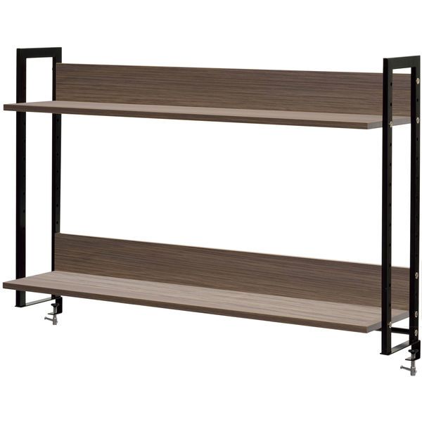 アール・エフ・ヤマカワ GZUSRH21200DM2 [ワークデスク2上置ハイシェルフW1200 ウォルナット2] メーカ..