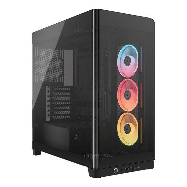Corsair CC-9011316-WW ブラック FRAME 4500X LX-R RGB iCUE LINK Panoramic Glass Mid-Tower [ミドルタワー型PCケース] 【KK9N0D18P】