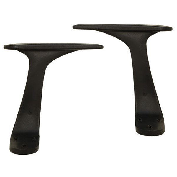 Netforce LPN-TA-W-BK ブラック ラパンチェアII用T字肘 メーカー直送