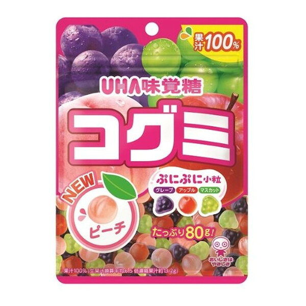 UHA味覚糖 コグミ フルーツアソート 80g ×10 メーカー直送 ギフト プレゼント