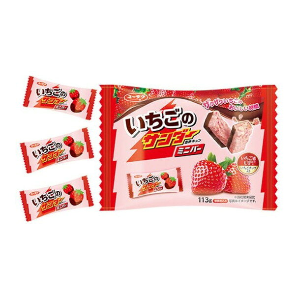 有楽製菓 いちごのサンダー ミニバー 113g ×12 メーカー直送 ギフト プレゼント