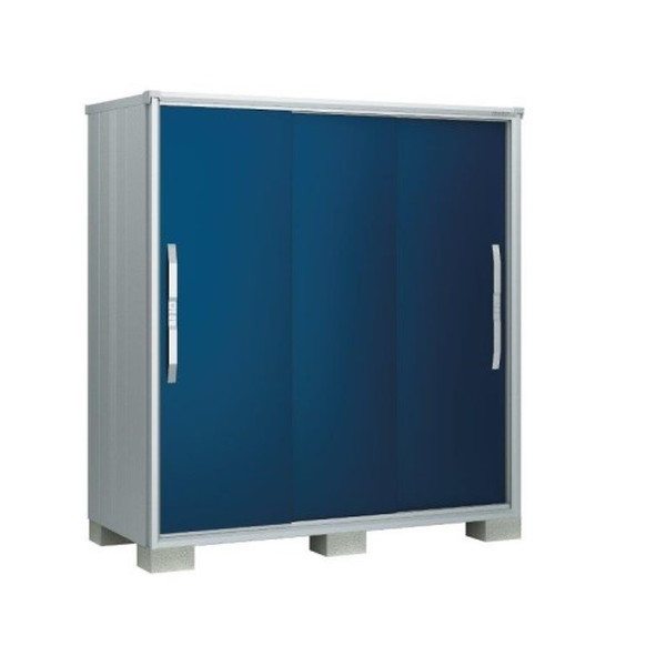 ヨドコウ ESF1307ADO ディープオーシャンブルー エスモ [小型物置 (3枚扉 1350×750×1913)] 【法人向け・配送のみ販売】 メーカー直送