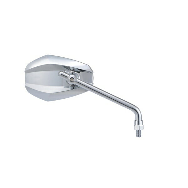 デイトナ D14951 [ ハイビジミラー EDGE M10逆ネジ/ロー クロームメッキ 新保安基準適合外 ]