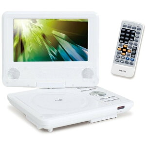 【送料無料】アズマ DVD-P780 [7型ポータブルDVDプレーヤー(乾電池対応)] ポータブルdvdプレーヤー ポータブルdvdプレイヤー dvdプレーヤー ポータブルdvd 白 ホワイト