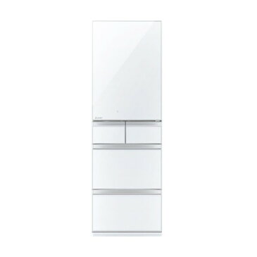三菱電機 大型 5ドア 451L 右開き 幅60cm クリスタルピュアホワイト 置けるスマート大容量 MBシリーズ MR-MB45F-W 設置込み