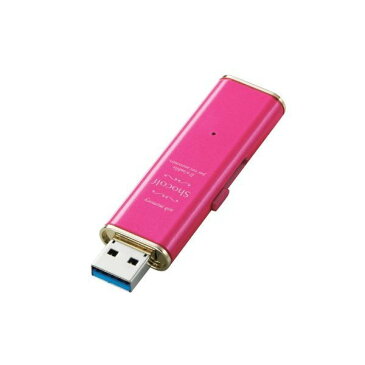 ELECOM MF-XWU316GPND ラズベリーピンク Shocolf(ショコルフ) [USB3.0対応スライド式USBメモリ 16GB]