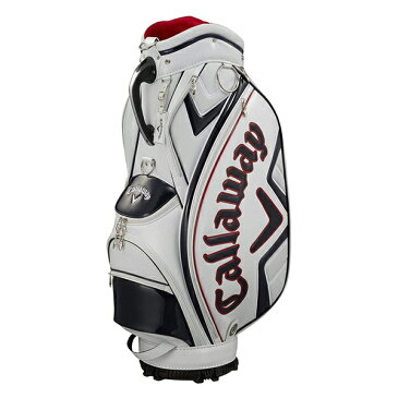 Callaway キャロウェイ グレーズ キャディバッグ 2020年モデル 5120270 9.5型 ホワイト/ネイビー/レッド 【日本正規品】
