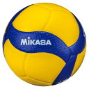 MIKASA ミカサ バレーボール 5号 国際公認球 高校試合球 黄青 V300W