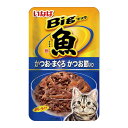 いなばペットフード キャットフード ウェット Bigマルウオ パウチ 猫用 80g ゼリータイプ 血合い肉 かつお・まぐろ かつお節入り エクプラ特選