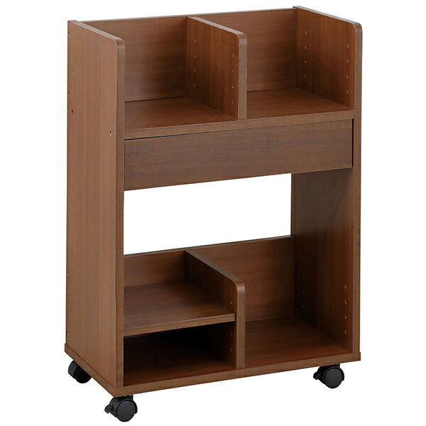 クロシオ 36879 シンプルランドセル収納ワゴン(ブラウン) メーカー直送