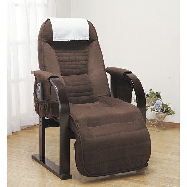 ファミリー・ライフ 天然木低反発高座椅子座ったままリクライニング(02418) メーカー直送 新生活