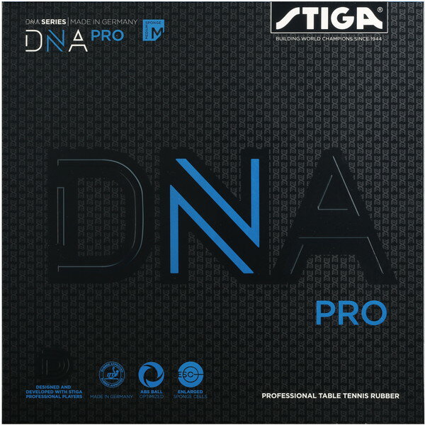 スティガ DNA PRO M レッド 特厚 [ 卓球ラバー ]