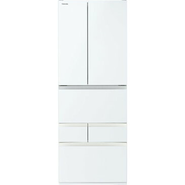 東芝 大型 6ドア 551L フレンチドア 観音開き 幅68.5cm グランホワイト VEGETA FHシリーズ GR-S550FH(EW) 設置込み